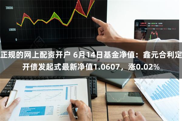 正规的网上配资开户 6月14日基金净值：鑫元合利定开债发起式最新净值1.0607，涨0.02%