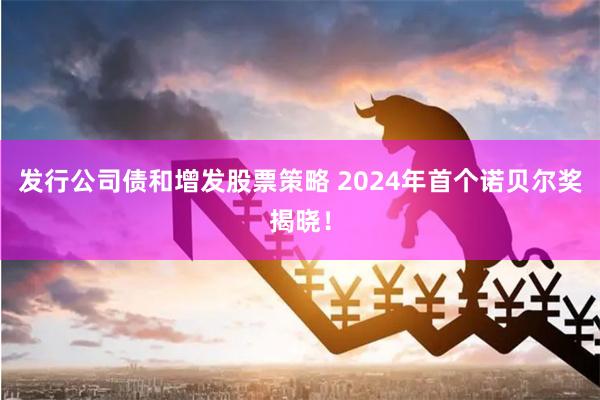 发行公司债和增发股票策略 2024年首个诺贝尔奖揭晓！